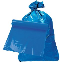 Plastsäck blå Robust LDPE 